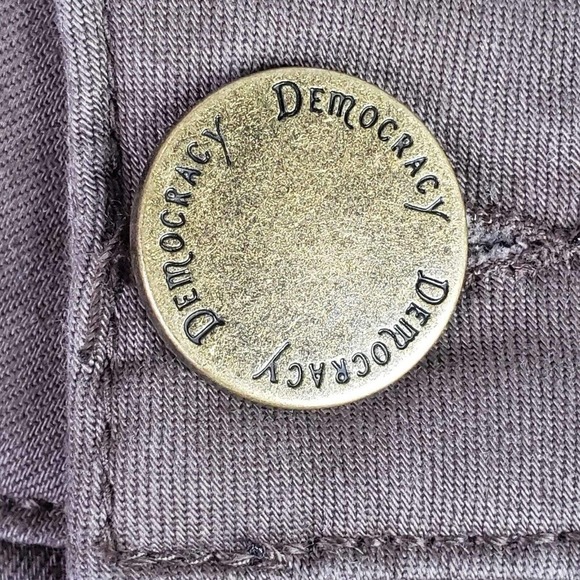 Democracy "Ab" Technology Cargo Pants Women's Size 6 Canvas Stretch 90s - Picture 4 of 8